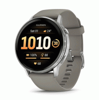 Venu 4 - 45 mm Silver with Silver Grey Silicone Band - 010-03014-01 - Garmin